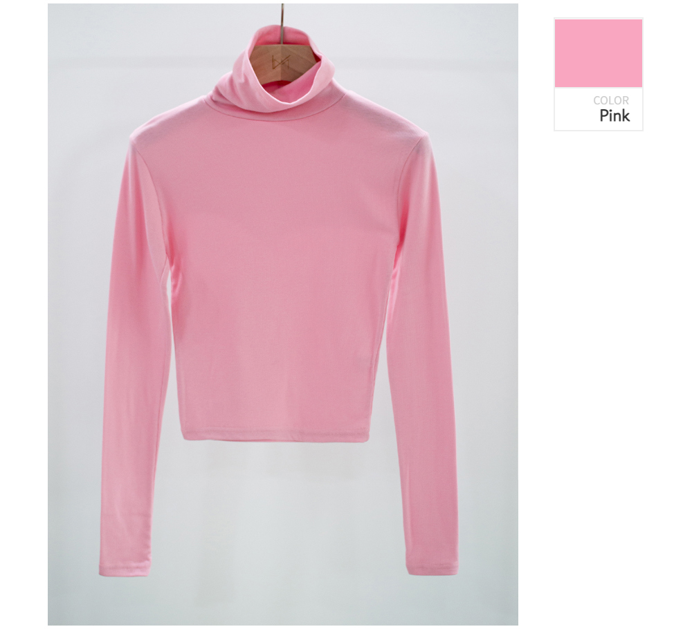 긴팔 티셔츠 핑크 색상 이미지-S1L35
